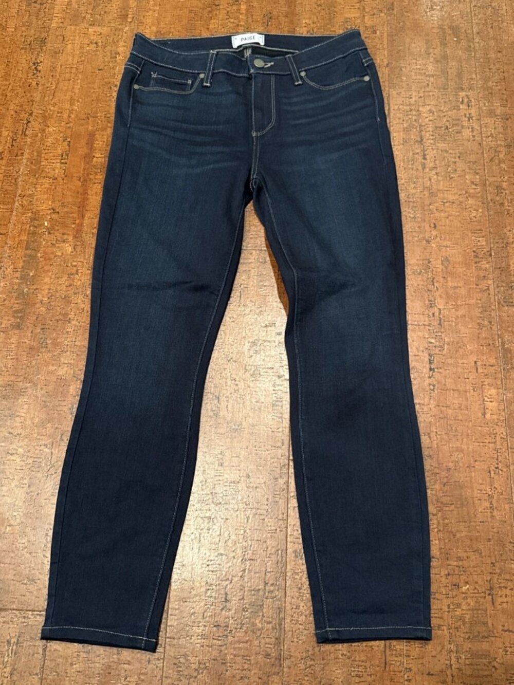 Paige 30 Verdugo Ankle Dark Wash Denim Jeans